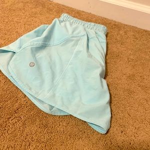 Lululemon Track That Short 5 inch Light Blue Size 6